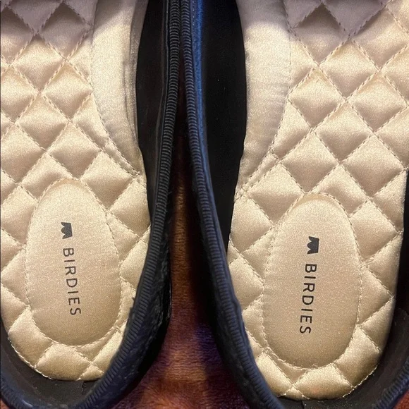 Birdies Luxurious Black Velvet Loafers - Picture 4 of 9